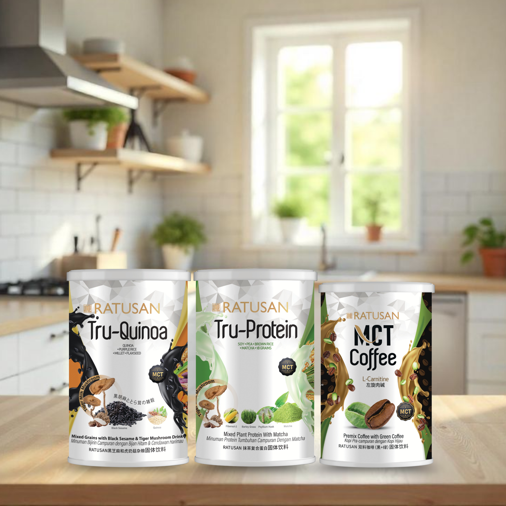 [China Edition] MCT Coffee / Tru-Protein / Tru-Quinoa